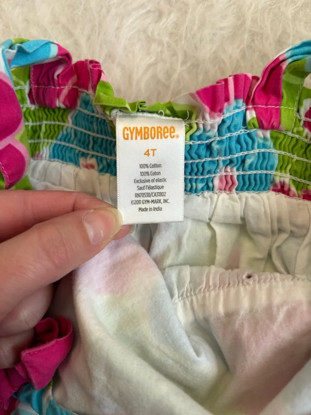 Gymboree Girls Colorful Floral AOP Sundress